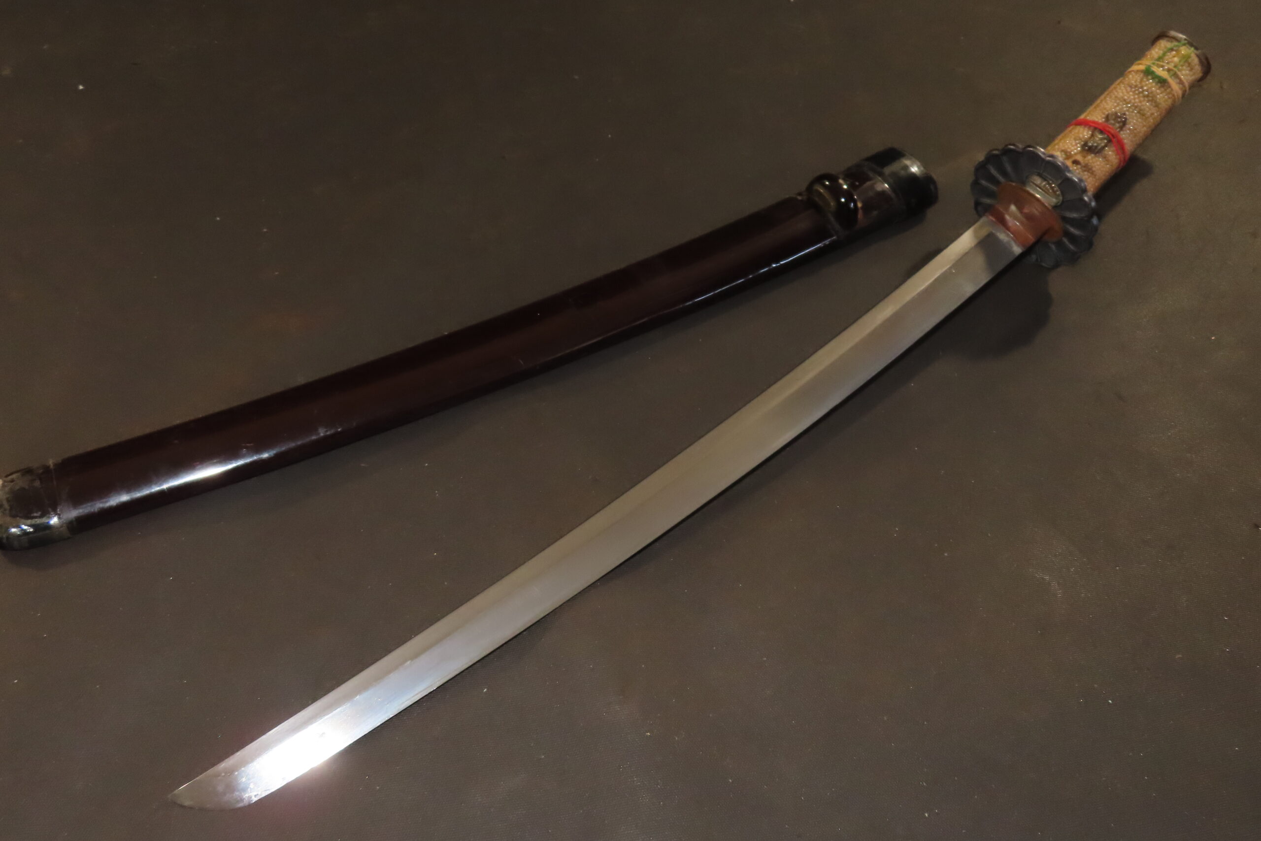 平造脇差 於讃州石清作之 承應二年八月日束栄加賀□藤原包高A3